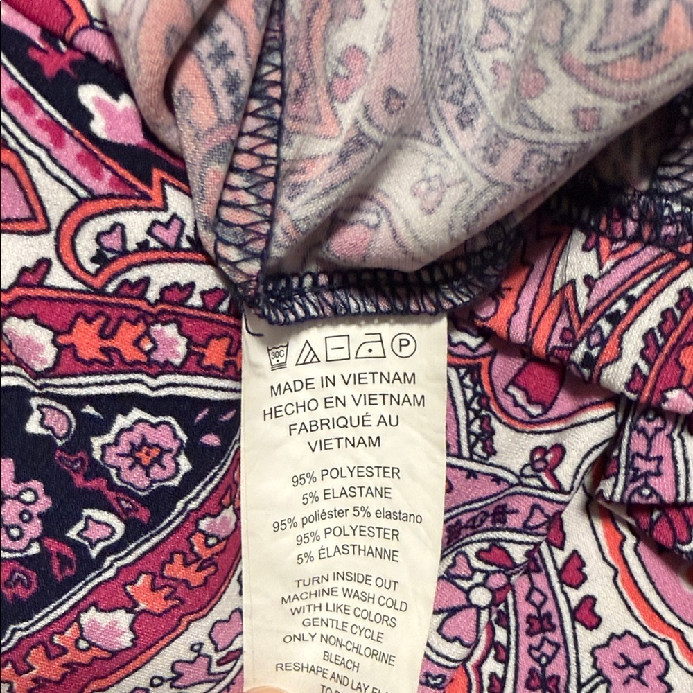 Michael Kors Pink Paisley Sleeveless Midi Dress - Picture 6 of 6